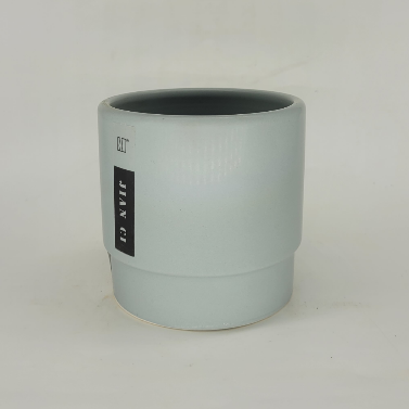 Ceramic Flower Pot Grey