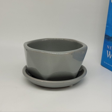 Grey Ceramic Pot Small