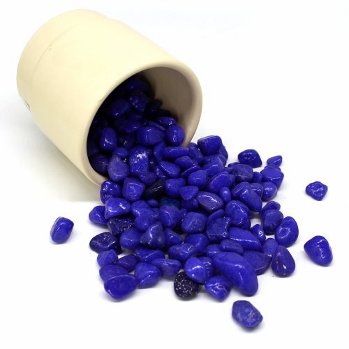 Dark Blue Pebbles | Plant Decor Stones