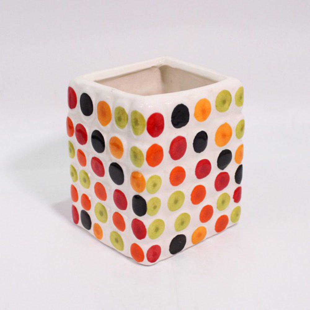 Multi Colour Ceramic Plant Pot | Plant Pots, Indoor and Outdoor Plants, Decorative Home Decor