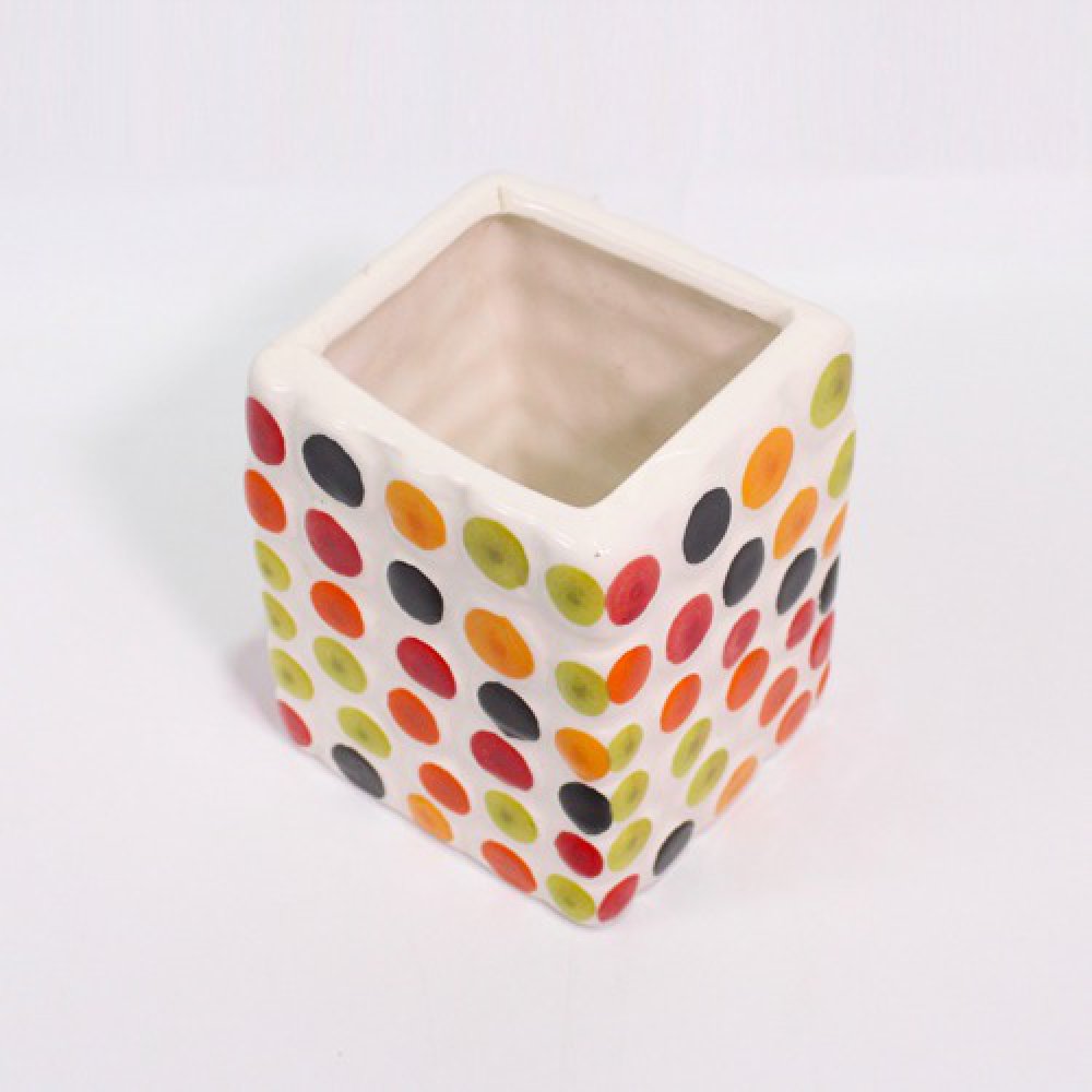 Multi Colour Ceramic Plant Pot | Plant Pots, Indoor and Outdoor Plants, Decorative Home Decor