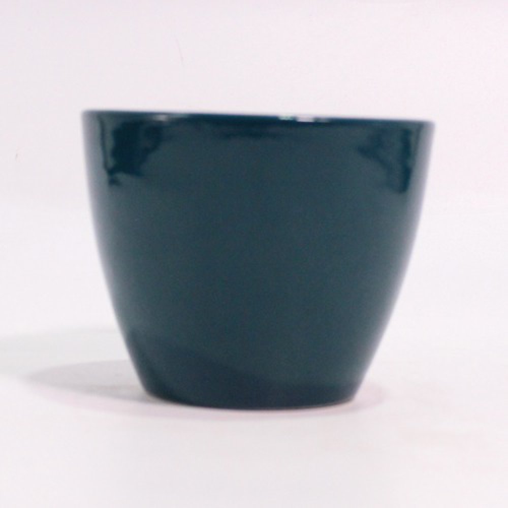 Turquoise Colour Apple Ceramic Pot | Garden and Living Room Decorative Small Ceramic Planter