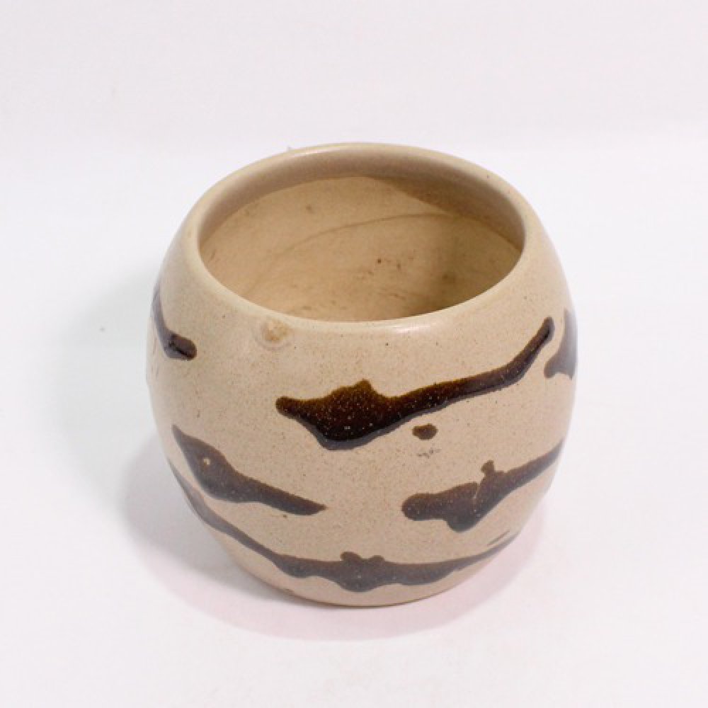 Ceramic Brown Matte planter Pot | Garden and Living Room Decorative Small Ceramic Planter