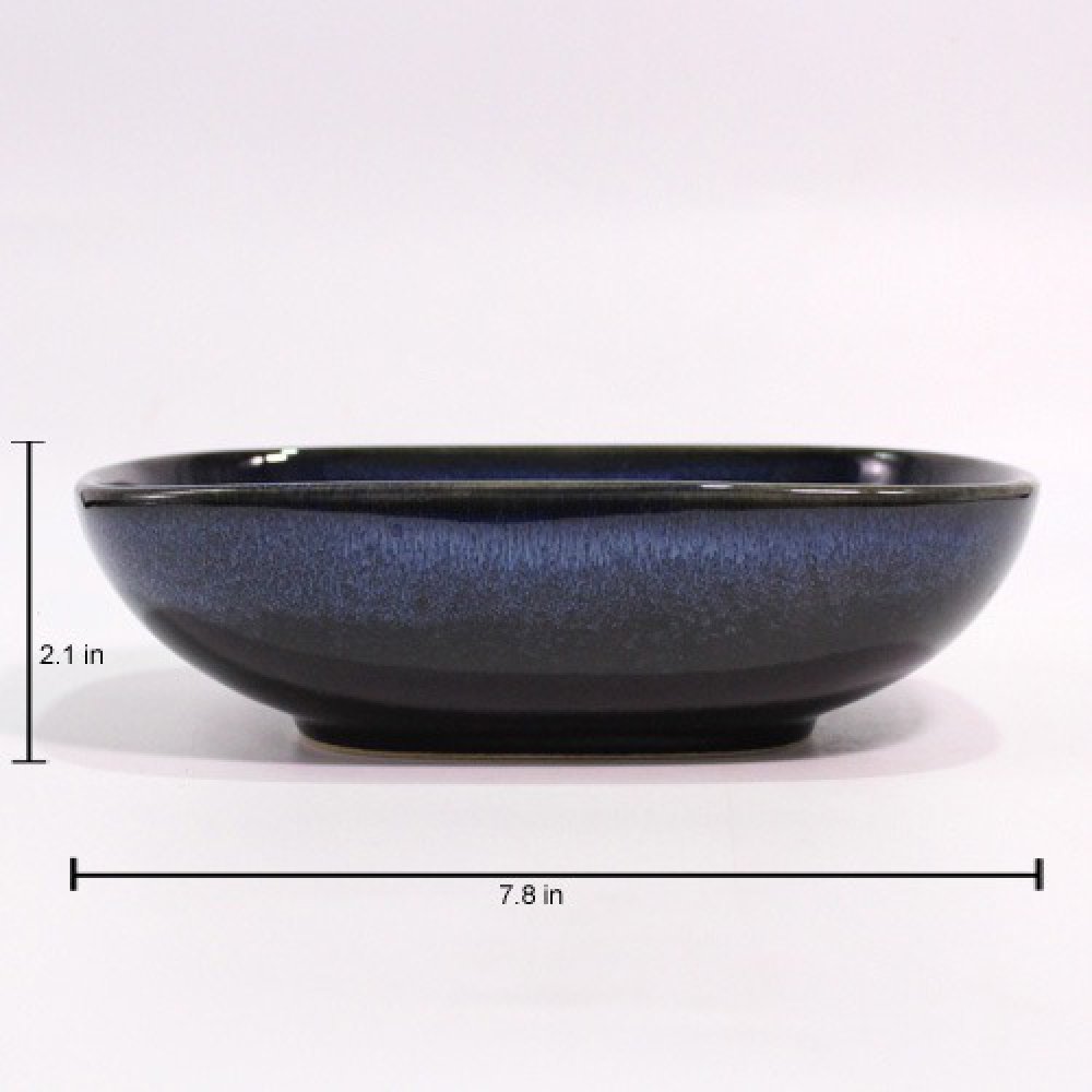 Villeroy And Boch Lave Blue Small Bowl | Garden and Living Room Decorative Small Ceramic Planter