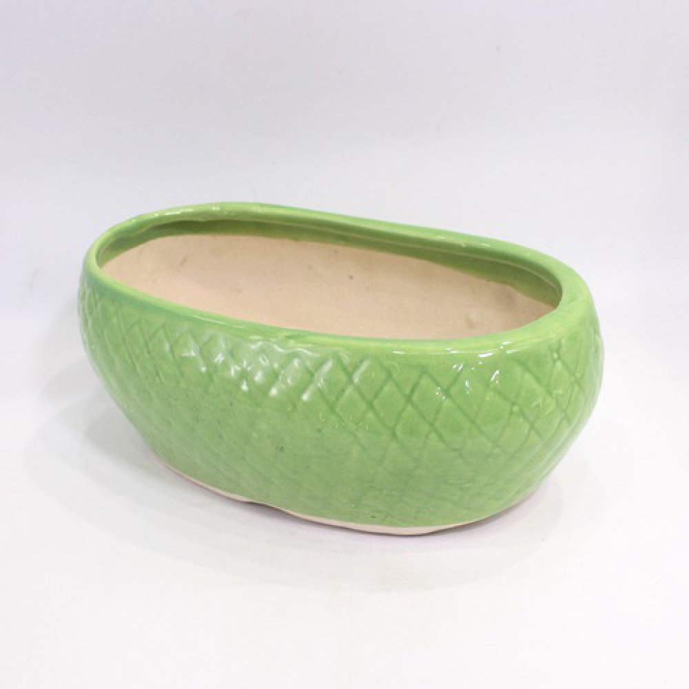 Ceramic Oval Planter Pot | Ceramic Pots for Indoor, Living Room, Plants, Planters, Flower pots