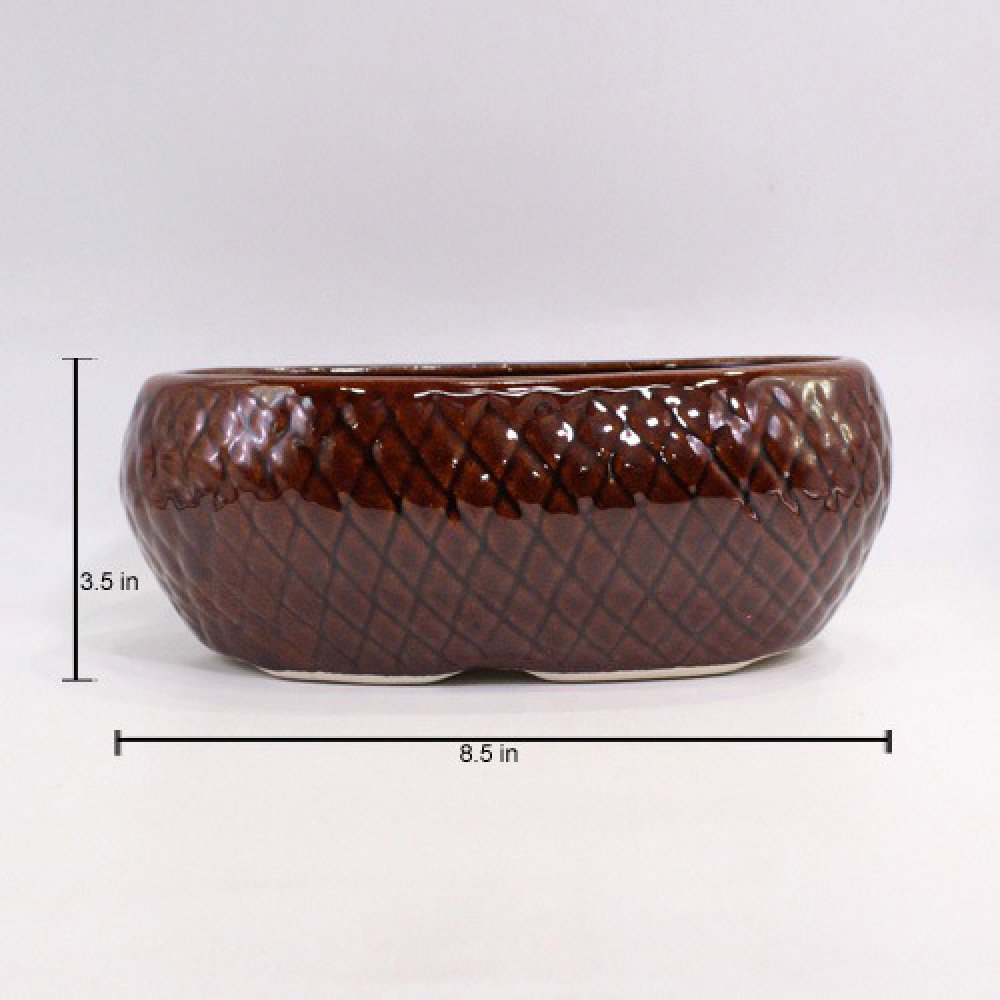 Ceramic Oval Planter Pot | Ceramic Pots for Indoor, Living Room, Plants, Planters, Flower pots