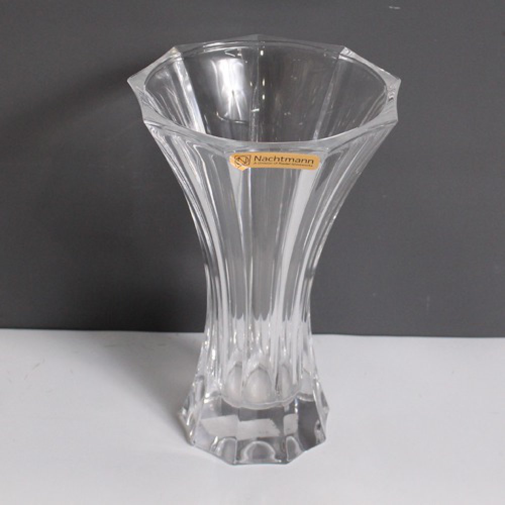 Saphire Vase Flower Pot | Glass Vase | For Money Plant | Lucky Bamboo Plant | Elegant Shaped Vase | Flower Pot